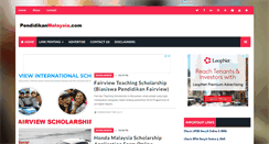 Desktop Screenshot of pendidikanmalaysia.com